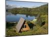 Us Forest Service Cabin, Shrode Lake, Prince William Sound, Alaska, USA-null-Mounted Photographic Print