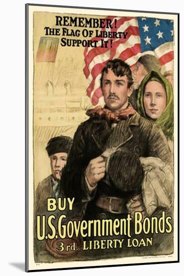 US Government Bonds-null-Mounted Poster