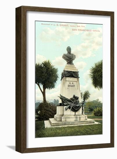 US Grant Monument, Golden Gate Park-null-Framed Art Print