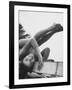 US Gymnast Muriel Davis Practicing at the National Gymnastic Clinic-Stan Wayman-Framed Photographic Print