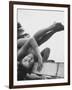 US Gymnast Muriel Davis Practicing at the National Gymnastic Clinic-Stan Wayman-Framed Photographic Print