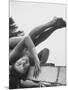 US Gymnast Muriel Davis Practicing at the National Gymnastic Clinic-Stan Wayman-Mounted Photographic Print