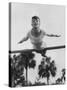 US Gymnast Muriel Davis Practicing at the National Gymnastic Clinic-Stan Wayman-Stretched Canvas