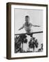 US Gymnast Muriel Davis Practicing at the National Gymnastic Clinic-Stan Wayman-Framed Photographic Print