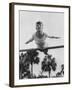 US Gymnast Muriel Davis Practicing at the National Gymnastic Clinic-Stan Wayman-Framed Photographic Print