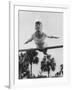 US Gymnast Muriel Davis Practicing at the National Gymnastic Clinic-Stan Wayman-Framed Photographic Print