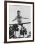 US Gymnast Muriel Davis Practicing at the National Gymnastic Clinic-Stan Wayman-Framed Photographic Print