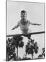 US Gymnast Muriel Davis Practicing at the National Gymnastic Clinic-Stan Wayman-Mounted Photographic Print