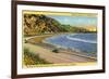 US Highway 101, Santa Barbara, California-null-Framed Art Print