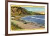 US Highway 101, Santa Barbara, California-null-Framed Art Print