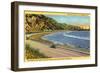 US Highway 101, Santa Barbara, California-null-Framed Art Print