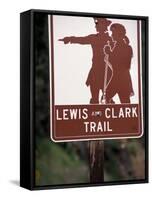 US Highway 12, Lewis and Clark Trail, Idaho, USA-Connie Ricca-Framed Stretched Canvas