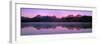 US, ID, Sawtooth Mountain Range, Sunset-Panoramic Images-Framed Photographic Print