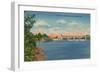 Us Locks and Dam on the Savannah River, 1943-null-Framed Giclee Print