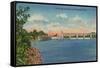 Us Locks and Dam on the Savannah River, 1943-null-Framed Stretched Canvas