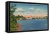 Us Locks and Dam on the Savannah River, 1943-null-Framed Stretched Canvas