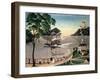 Us Mail Boat, 1870-Leila Bauman-Framed Giclee Print