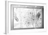 Us Map "Fair Play in Politics" Displaying Areas with Political Religious Bias, 1960-Walter Sanders-Framed Photographic Print