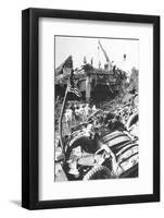 US Marine Barracks,Beirut 1983-null-Framed Photographic Print