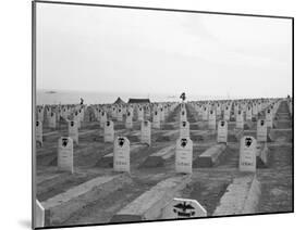 US Marine Corps Cemetery-Edward Steichen-Mounted Photographic Print