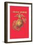 US Marine Corps Logo-null-Framed Art Print