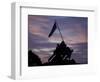 US Marine Corps Memorial is Silhouetted Against the Early Morning Sky in Arlington, Virginia-null-Framed Photographic Print