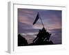 US Marine Corps Memorial is Silhouetted Against the Early Morning Sky in Arlington, Virginia-null-Framed Photographic Print