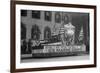 Us Marine Corps Parade Float Emphasizing Recruitment-null-Framed Art Print