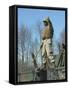 US Marine Corps Sergeant Gives the Thumbs up to the Helicopter Support Team-Stocktrek Images-Framed Stretched Canvas