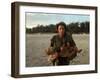 US Marine Holding an Injured Vietnamese Child-Paul Schutzer-Framed Photographic Print