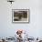 US Marine Pays His Respects to LCpl Joshua Bernard During a Memorial Service at Base in Afghanistan-null-Framed Photographic Print displayed on a wall