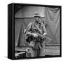 US Marine Sergeant Prepared to Go into a Field, Vietnam, April 1967-null-Framed Stretched Canvas