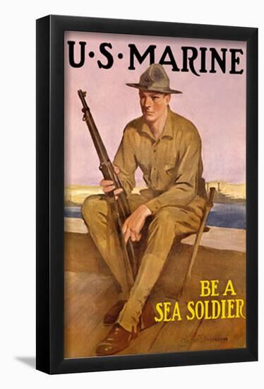 US Marine-null-Framed Poster