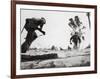 US Marines Dashing For Cover While Assaulting Japanese Positions on Betio Island-null-Framed Photographic Print