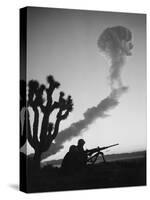 Us Marines During Atomic Bomb Testing-null-Stretched Canvas