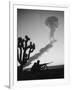 Us Marines During Atomic Bomb Testing-null-Framed Photo