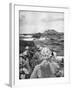 Us Marines in a Landing Craft Steam Towards the Japanese Held Island of Iwo Jima, February 1945-null-Framed Photographic Print