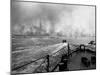 US Marines in Landing Craft Approaching Peleliu Island to Attack Occupying Japanese Forces There-null-Mounted Photographic Print