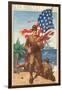 US Marines, On the Beach-null-Framed Art Print