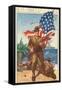 US Marines, On the Beach-null-Framed Stretched Canvas