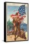 US Marines, On the Beach-null-Framed Stretched Canvas