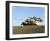 US Marines Provide Security in an M1A1 Abrams Tank-Stocktrek Images-Framed Photographic Print