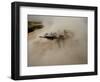 US Marines Return Fire on Taliban Positions Near the Town of Garmser in Afghanistan-null-Framed Photographic Print