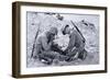 US Marines Set-Up a Field Telephone at Roi-Namur, Marshall Islands, January 1944-null-Framed Photographic Print