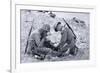 US Marines Set-Up a Field Telephone at Roi-Namur, Marshall Islands, January 1944-null-Framed Photographic Print