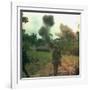 US Marines Walk Away from Blown Up Viet Cong Base, May 1966-null-Framed Photo