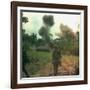 US Marines Walk Away from Blown Up Viet Cong Base, May 1966-null-Framed Photo