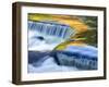 US, Michigan, Upper Peninsula. Reflections on Bond Falls.-Julie Eggers-Framed Photographic Print