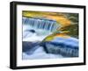 US, Michigan, Upper Peninsula. Reflections on Bond Falls.-Julie Eggers-Framed Photographic Print