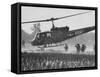 US Military Helicopters-Larry Burrows-Framed Stretched Canvas